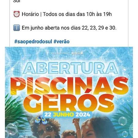Apartment Nature E Al - Termas Saude E Beleza, Totalmente Renovado - Piscinas Municipais Em Frente - Epoca Julho A Setembro